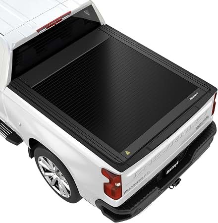 Retractable aluminum tonneau cover with dual-lock design